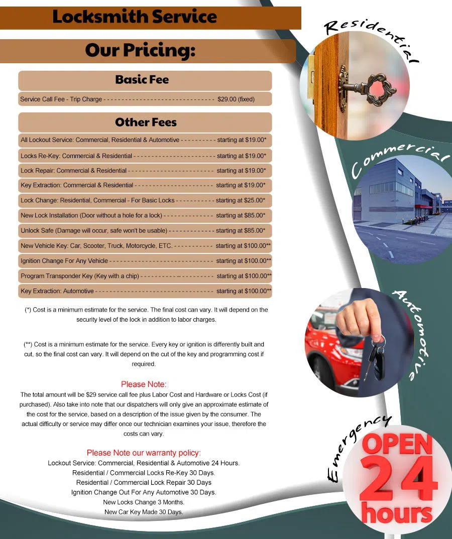 Interstate Locksmith Shop Fort Lauderdale, FL (866) 278-8717